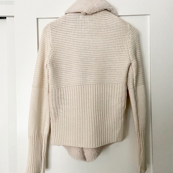 Cream Faux Suede Sweater (NWOT) - Picture 7 of 7